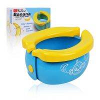 [ Gift เกมฝึกสมอง.เสริมสร้าง ] THETOY กระโถน นั่ง สำหรับเด็ก Banana Baby Potty Toilet ลายผลไม้ ยาว 21*กว้าง 21.5*สูง 10.5 ซม. สินค้าแม่และเด็ก [ โปรโมชั่นสุดคุ้ม ลด 30% ].