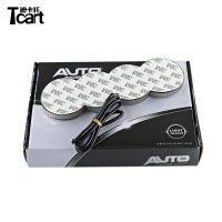 Tcart 3D logo lamp 18x5.8cm led emblem light led Back Rear 3D Badge car Sticker light whitebluered Lamp for Audi