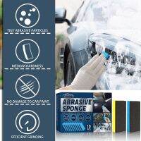 、‘】【； 10Pcs Car Film Coating Sponge Eraser Auto Body Polishing Brushes Sponge Maintain Accessory For Auto Supplies