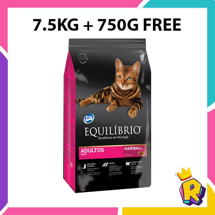 Equilibrio 7.5kg Adult Cat Food + 750G FREE | Lazada