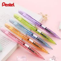 Lele Pencil】 PD105T ดินสอสีใสแบบกดแถบสีดินสอกดสีโปร่งใสใหม่1ชิ้น