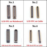 5pcs LCD display FPC Connector USB charging dock Port on mainboard/cable/Flex for Redmi note 7 note 8 8T note7pro note8pro