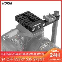 jfjg℡  HDRIG  Top Plate Mounting With Sliding Shoe 15mm Rod Holder Aluminum Bar (106mm