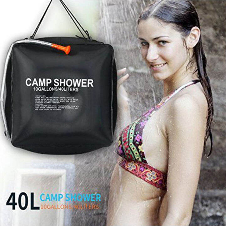 20-40l-กลางแจ้งตั้งแคมป์ถุงอาบน้ำป้องกันรังสียูวีพับท่องเที่ยวเดินป่าชายหาดว่ายน้ำน้ำอาบน้ำกระเป๋าอุปกรณ์อาบน้ำกลางแจ้ง