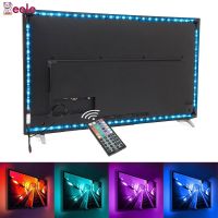 eele 3 m สายไฟ tv backlight 5050 led rgb พร้อมรีโมทควบคุม ir