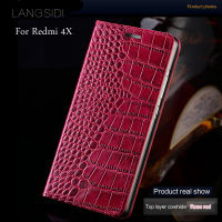 Genuine leather Flip phone case For Xiaomi mi 10 10pro 9 T MI 11 Ultra crocodile texture book Cover For Redmi note 10 pro 9S 8 9