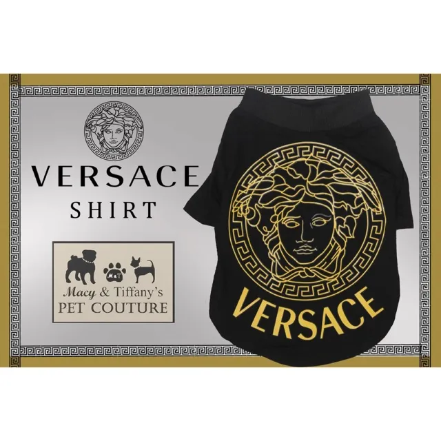 Versace Pet Shirt Dog Cat Clothes Lazada PH