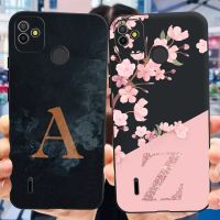 เคสสำหรับ Tecno Pop 5เคสโทรศัพท์เคลือบฝาหลังตัวอักษร BD2ทันสมัย BD2p สำหรับ Tecno Pop 4 Pop5 Pop4ปลอกอ่อนกันชนกันกระแทก