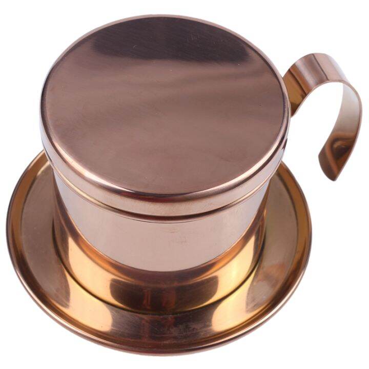 Stainless Steel Vietnamese Coffee Filter Single Cup Vietnam Hand Punch