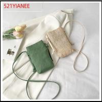 521YIANEE เหมาะกับการแต่งตัวทุกสไตล์ กระเป๋าใส่โทรศัพท์มือถือ ผ้าใบแคนวาส น้ำหนักเบา กระเป๋า Crossbody ขนาดเล็ก แฟชั่นสำหรับผู้หญิง มัลติฟังก์ชั่ กระเป๋าแมสเซนเจอร์ สำหรับผู้หญิง