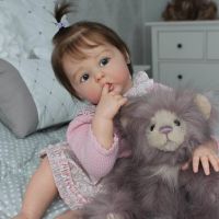 BZDOLL Two Versions 50Cm/60Cm Baby Reborn 3D-Paint Skin With Vein Realistic Silicone Doll Toy Handmade Princess Toddler Bebe Toy