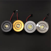 4pcslot 3W 1W dimmable spot light recessed lights ac85-265v ceiling light Aluminum lay d driving light 52mm