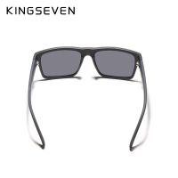 KINGSEVEN แว่นตากรอบสีดำแว่นกันแดดแฟชั่นสำหรับผู้ชายแว่นตากันแดดโพลาไรซ์ขับรถ