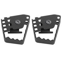 2X Rear Foot Brake Lever Pedal Enlarge Extension Pad Extender for Bmw F800Gs F700Gs R1200Gs Motorcycle Accessories