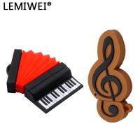 Reboto cartoon usb pendrive 64gb 32gb musical instrument guitar accordion music note usb flash drives 16GB Pendrive memoria usb