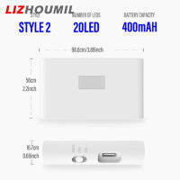 LIZHOUMIL ไฟกลางคืนไร้สาย Led ชาร์จ Usb โคมไฟติดผนังเหนี่ยวนำร่างกายมนุษย์สำหรับตกแต่งห้องน้ำห้องนอน