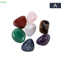 ?【Lowest price】HOMA 14pcs เจ็ดจักระพลังงานรักษาหินธรรมชาติคริสตัลอัญมณีเครื่องประดับของขวัญ