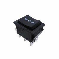 KCD4 momentary rocker switch 6 pins double sides spring return to middle DPDT 3Position 16A 250vac 20a 125vac