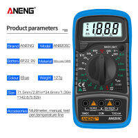 ANENG AN8205C Digital Multimeter ACDC Ammeter Volt Ohm Tester Meter Multimetro With Thermocouple LCD Backlight Portable