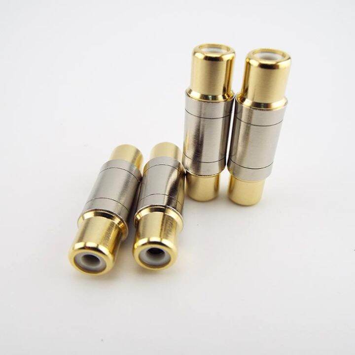 qkkqla-dual-rca-connectors-rca-female-to-female-jack-socket-plug-straight-adapter-gold-plated-speaker-cable-extender