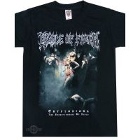 【เสื้อยืดใหม่】เสื้อผ้าผชเสื้อยืด พิมพ์ลายเพลง CRADLE OF FILTH - TORMENTS AWAITSS-5XL