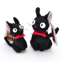 【ของเล่นตุ๊กตา】 Studio Ghibli Hayao Miyazaki Kiki  39;s Delivery Service Black JiJi Plush Toy Cute Mini Black Cat Kiki Stuffed Toy Keychain Pendant