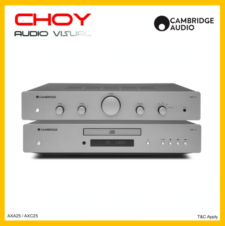 Cambridge Audio AXC25 CD Player + AXA25 Integrated Amplifier | Lazada