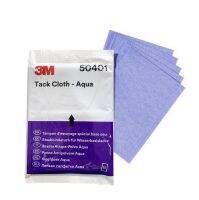 รุ่นใหม่ 3M 50401 ผ้าเหนียวสำหรับสีสูตรน้ำ (10ผืน/แพ็ค) Tack Cloth Aqua for Water Based Paint No Adhesive Lint and Silicon