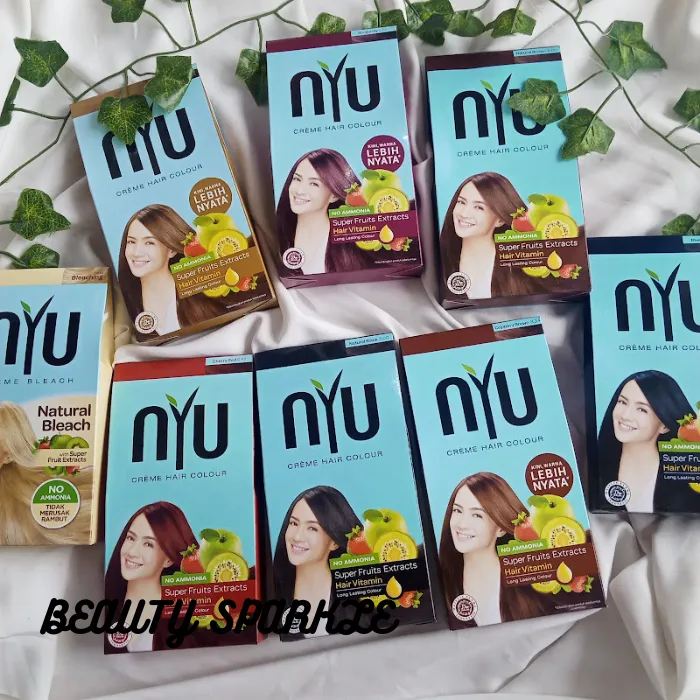 Nyu Creme Hair Color All Varian 61ml Pewarna Rambut Tahan Lama Pewarna Rambut Nyu Pikok Rambut Pikok Hair Color Hari Color Rambut Permanen Pewarna Rambut Permanen Murah Bpom Cat Rambut Nyu Pewarna Rambut Pikok Nyu Pikok Rambut Bleaching Beauty Sparkle