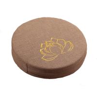 ❇№ 40X6cm Yoga Meditate Cushion Linen Meditate Backrest Pillow Japanese Tatami Mat Removable and Washable Round Yoga Mat 40X10cm