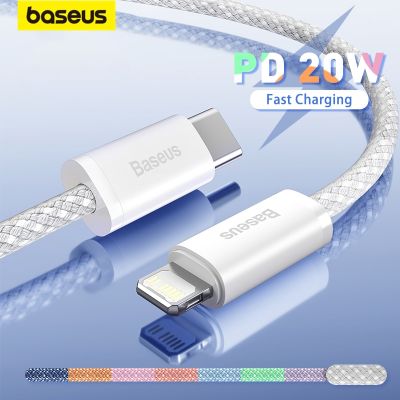 Baseus USB PD Type C 20W สำหรับ13 12 Pro Xs Max ชาร์จเร็ว R สำหรับ Macbook Ipad Pro Type-C สายสายรับส่งข้อมูล USB