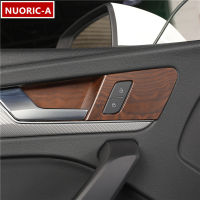 Car Styling Inner Door Bowl Frame Decoration Cover Trim For Audi Q5 FY 2018-2022 LHD Interior Accessories