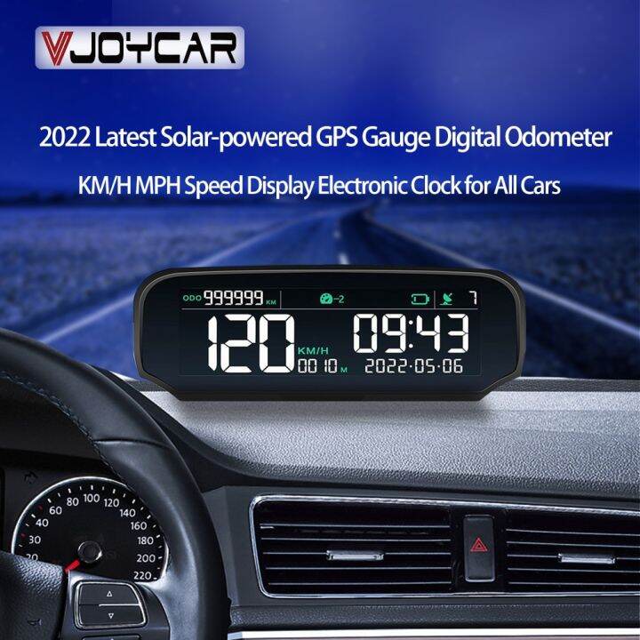 VJOYCAR 2022 S100 Universal Car Wireless HUD Display Digital GPS ...