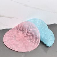 2022 Anti Skid Shower Bathroom Mat Silicone Bath Mat Foot Washing Brush Foot Massage Pad Back Massage Mat