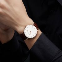 hot【DT】 Leather With Business Calendar Japan Movement Mens Watches Wrist Men