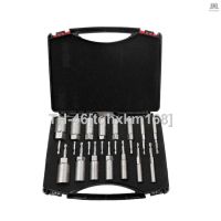 ❆♘ 15 Pcs Power Nut Driver Drill Bit Set 5.5-19mm Chrome Vanadium Steel Hex Bit Socket Set Wrench Screw