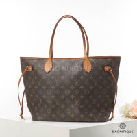 LV NEVERFULL MM EBENE MONOGRAM CANVAS GHW