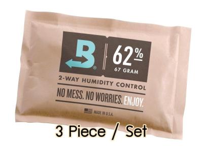 3PCS Boveda 2 - way humidity control 62% rh 67-gram pack for herbal