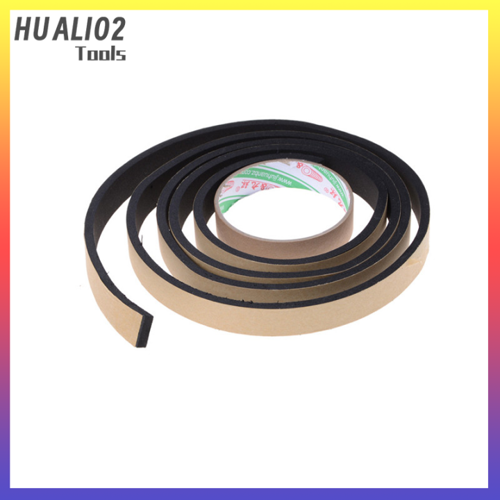 huali02-เลียนแบบ-สติกเกอร์เทปกาวโฟมในตัวแบบด้านเดียวสีดำ2ม-กว้าง20มม-x-หนา5มม