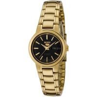 Karnvera Shop นาฬิกาข้อมือผู้หญิง Seiko Automatic Womens Watch Gold Stainless Strap SYME48K1