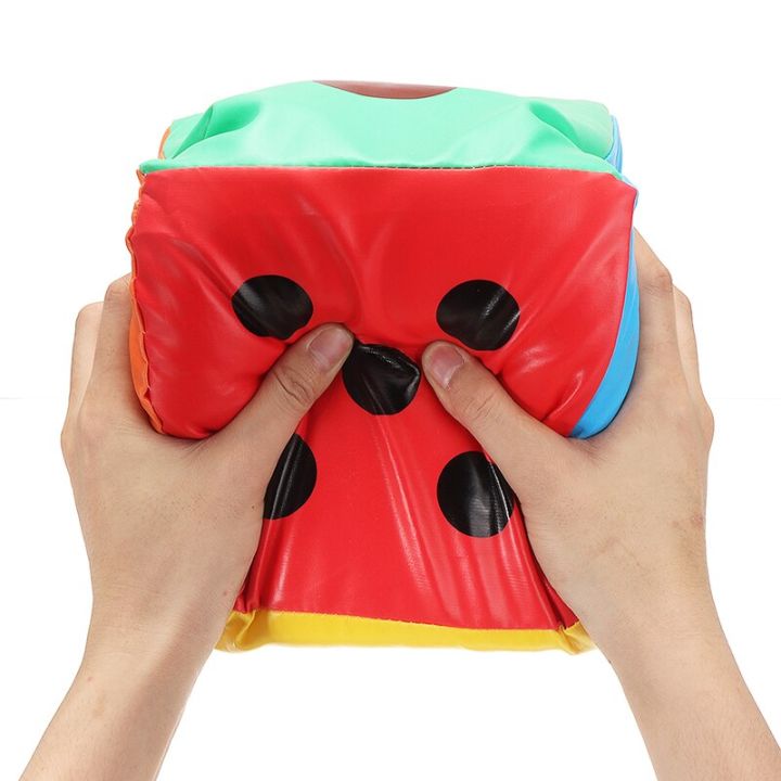 20cm-giant-sponge-faux-leather-dice-six-sided-game-toy-party-playing-school-group-family-party-gambling-outdoor-multicolor-dices