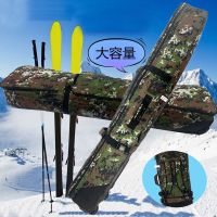 Outdoor sports camouflage skiing double board ski bag ski bag shoe bag snow gear bag