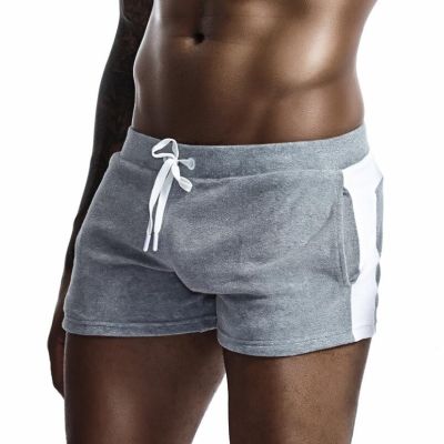 SEOBEAN Men Homewear Shorts Sexy Low Waist Cotton Super Soft Comfortable Home Male Panties Boxer Shorts Casual Short Pants