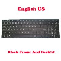 Laptop US Backlit Keyboard For Gigabyte A5 X1 A5 K1 A7 X1 A7 K1 United States US Black Frame