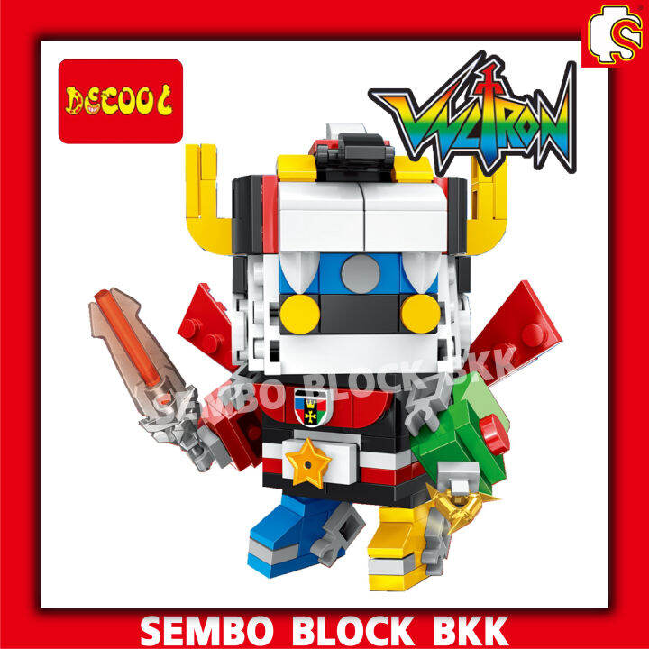 ชุดตัวต่อ-โวลตรอน-บริคเฮด-voltron-brick-head-decool18002-จำนวน-455-ชิ้น