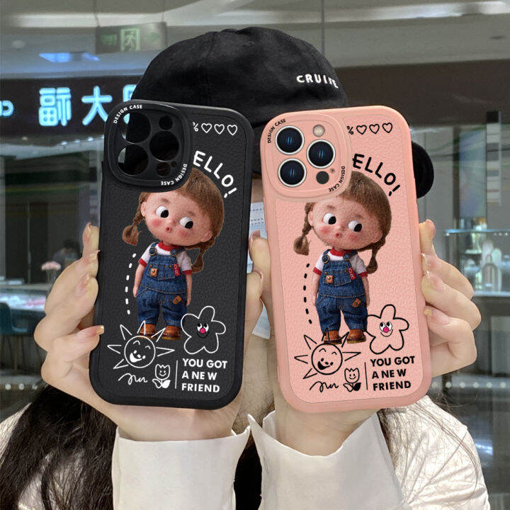 ggk-เคสหลังหนังซิลิโคน-pu-สำหรับ-vivo-ปกหนังเด็กผู้หญิง-เคสสาวน่ารักผิวสัมผัสเพรียวบางน่ารักสำหรับ-vivo-y02a