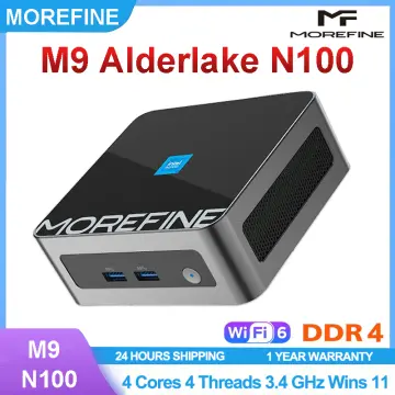 Morefine New Mini PC 12th Gen Intel Alder Lake N100 Quad Core Up to 3.4GHz  DDR4 NVME Dual HDMI2.0 4*USB3.2 Gamer Computer WiFi6