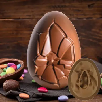 Easter Egg Silicone Mold Egg Molds for Chocolate 5 Packs Egg