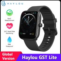 ZZOOI Haylou GST Lite Smart Watch Men 1.69in Screen Smart Sleep Heart Rate SpO2 Monitoring 30 Sports Modes IP68 Waterproof Smartwatch