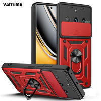 Vantime สำหรับ Realme 11 Pro+ 5G Pro Plus เคสโทรศัพท์สไลด์ฝาครอบกล้อง Kickstand Hard เกราะกันกระแทกฝาหลัง